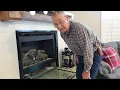 Glass removal and cleaning HEAT-N-GLO glass front gas fireplace