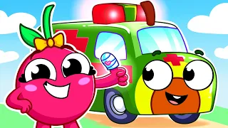 Superhero Rescue Car Song! 🚑🦸 | Kids Songs & Nursery Rhymes
