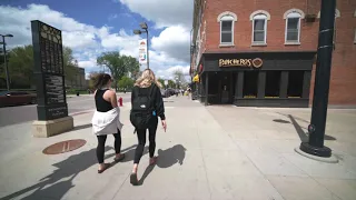 A walk through campus during finals week