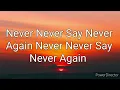 Lani Hall - Never Say Never Again (Lyrics)