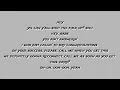 Yung Bleu- Casamigos Nights [Lyrics]