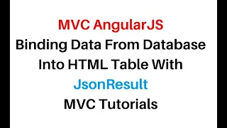 Angularjs Binding JSON Data HTML Table C Entity Framework asp net c