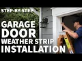 Garage Door Weather Stripping Replacement and Installation - Garage Weather Seal for Side and Top