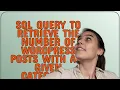 Wordpress SQL query to retrieve the number of WordPress posts with all given categories