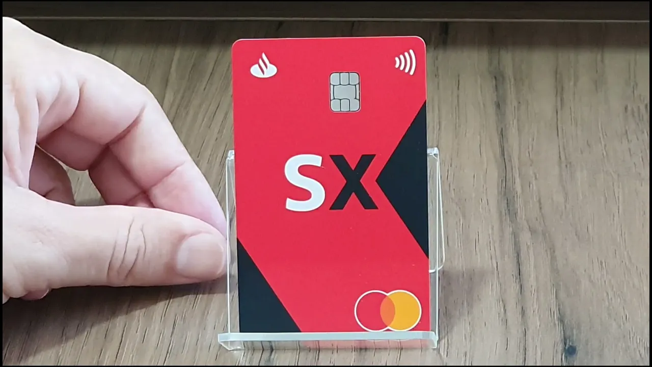 Unboxing Cartão débito Santander SX Mastercard????