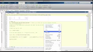 MATLAB 7 Example 1 using char and num2str functions