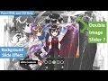 Double Image Slider With Full Background Filter Effect With Pure CSS Image Slider With RadioButton