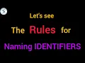 LETS KNOW JAVA IDENTIFIERS IN 2 MIN WITH StechTirupati