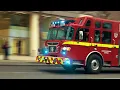 RX14 Bomberos Santiago responding with Pinned Q-SIREN AND MARTINHORNS