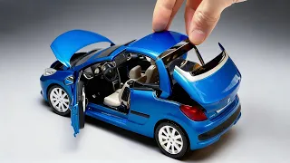 The Roof Actually Works 1 18 Scale Model Peugeot 207 CC Cabrio Convertible Diecast Car Unboxing