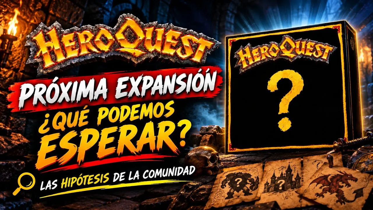 ¿QUE ESTÁ POR LLEGAR? Hipótesis, ilusiones y expansiones de HEROQUEST #heroquest #crawler
