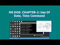 MS DOS CHAPTER 2 Use Of Date Time Command