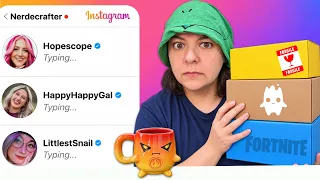 I Ask 20 Youtubers If I Can Send Them Mystery Boxes