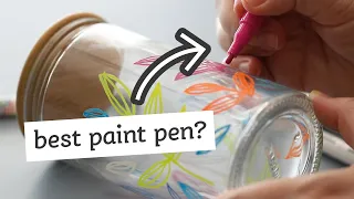 Testing NEW Apple Barrel Paint Pens plus tips