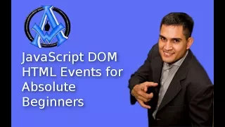 JavaScript DOM HTML Events for Absolute Beginners Lesson