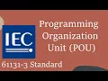 IEC 61131-3 Standard - Programming Organization Unit POU Tamil