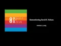 Remembering David E Nelson