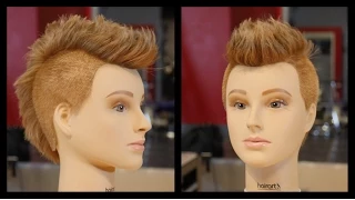 Women s Haircut Tutorial - Fohawk Edgy Haircut