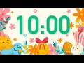 10 Minute Easter Timer with Relaxing Music Easter Countdown Timer 4K