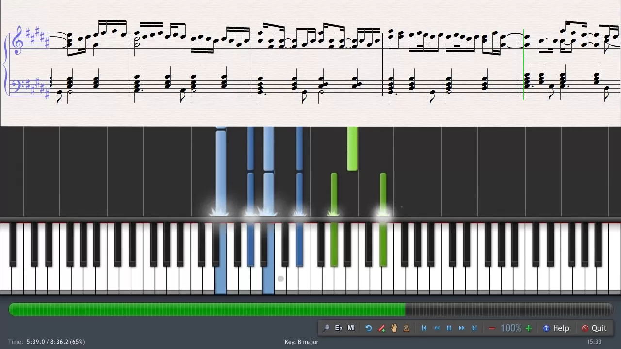 GunsN' Roses - November rain piano