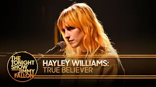 hayley williams true believer the tonight show starring jimmy fallon