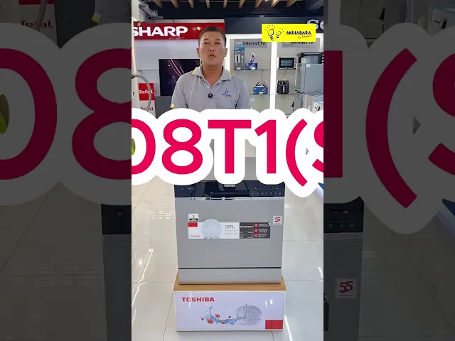 TOSHIBA เครื่องล้างจาน รุ่น DW-08T1(S)-TH ขนาด 8ชุด