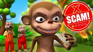 3D Grandma Stories Gujarati I The Monkeys Justice I Gujarati Stories