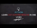 Learn List Comprehension in one Python List Comprehension