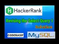 Hackerrank Revising the Select Query I solution in hindi sql coderAsif