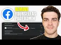 How to Remove Yourself as Admin From a Facebook Page 2026 Guide