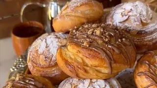 دنش الافران و المخابز مورق و هش بدون زبدة توريق بطريقة تطبيق حصري عندي للتسهيل عليكم 