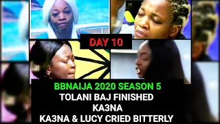 bbnaija 2020 ka3na cried as she fight with tolani baj lucy cried as praise tr0ll her