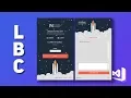 VB NET LAN Based Chatting Flat UI Design