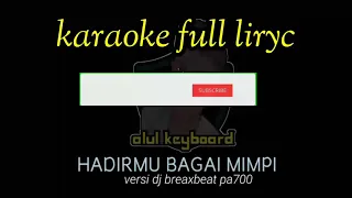 Download HADIRMU BAGAI MIMPI//karaoke nada cewe//versi dj korg pa700// MP3