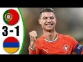 Download Lagu Ronaldo Hat-Trick 💥 Portugal vs Armenia 3-1 - All Goals \u0026 Highlights - 2025