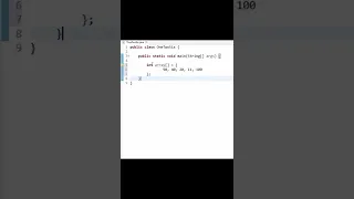 Enhanced for loop - Printing Array Values Java Program