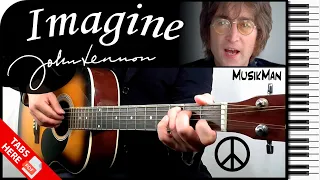Download IMAGINE ✌ - John Lennon 👓 / GUITAR Cover / MusikMan N°157 MP3