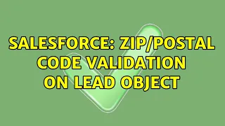 Salesforce Code Validation on Lead Object