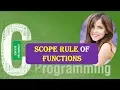 Scope Rule of Functions in C Programming