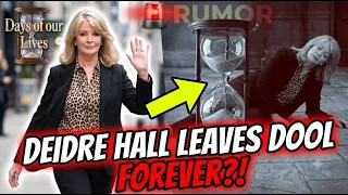 SHOCKING RUMOR Deidre Hall Leaves DOOL For A New Show Will Marlena Be Killed Off FOREVER