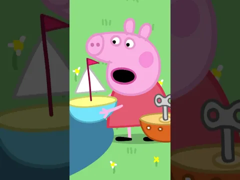 Endlich schwimmen die Boote #shorts #peppapig | Cartoons für Kinder