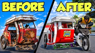 I Restored a Unique TRICYCLE in GTA 5 RP | (Sniper 150 Trike)