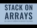 Stack Data Structure ISC Computer Science