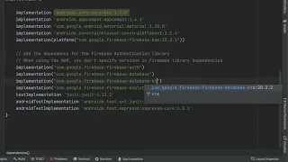 Unresolved reference database Kotlin Firebase Database Error