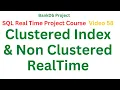 Clustered Index Non Clustered Index in SQL Telugu SQL Real Time Project Course in Telugu