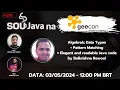 SouJava na Geecon - Algebraic Data Types Pattern Matching Elegant Java code by Balkrishna Rawool