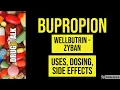 Bupropion Wellbutrin - Uses Dosing Side Effects