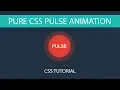 Pulse Animation Effect CSS3 - Pure Css Tutorials