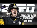 Lagu FULL REACTION 🎥 Steelers dominate Dolphins on Monday Night Football | SC with SVP