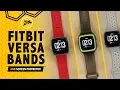 Fibit Versa Bands And Tempered Glass Screen Protector